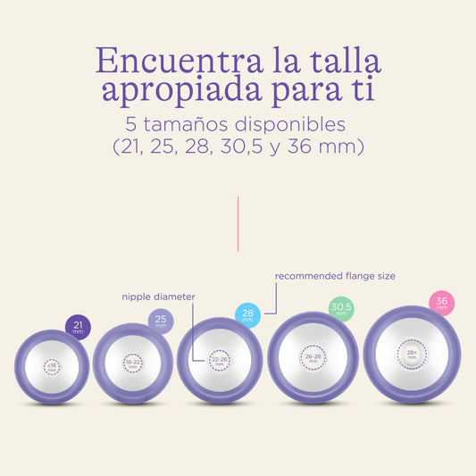 Copa ComfortFit 21mm (Combinable con Sacaleche)