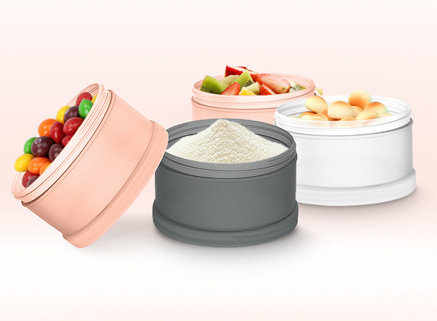 Contenedor de leche en polvo