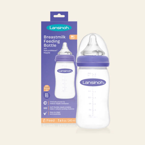 Mamadera para leche materna 240 ml Lansinoh®