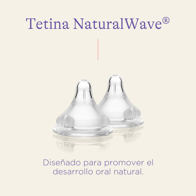 Tetinas NaturalWave® Flujo Medio x2