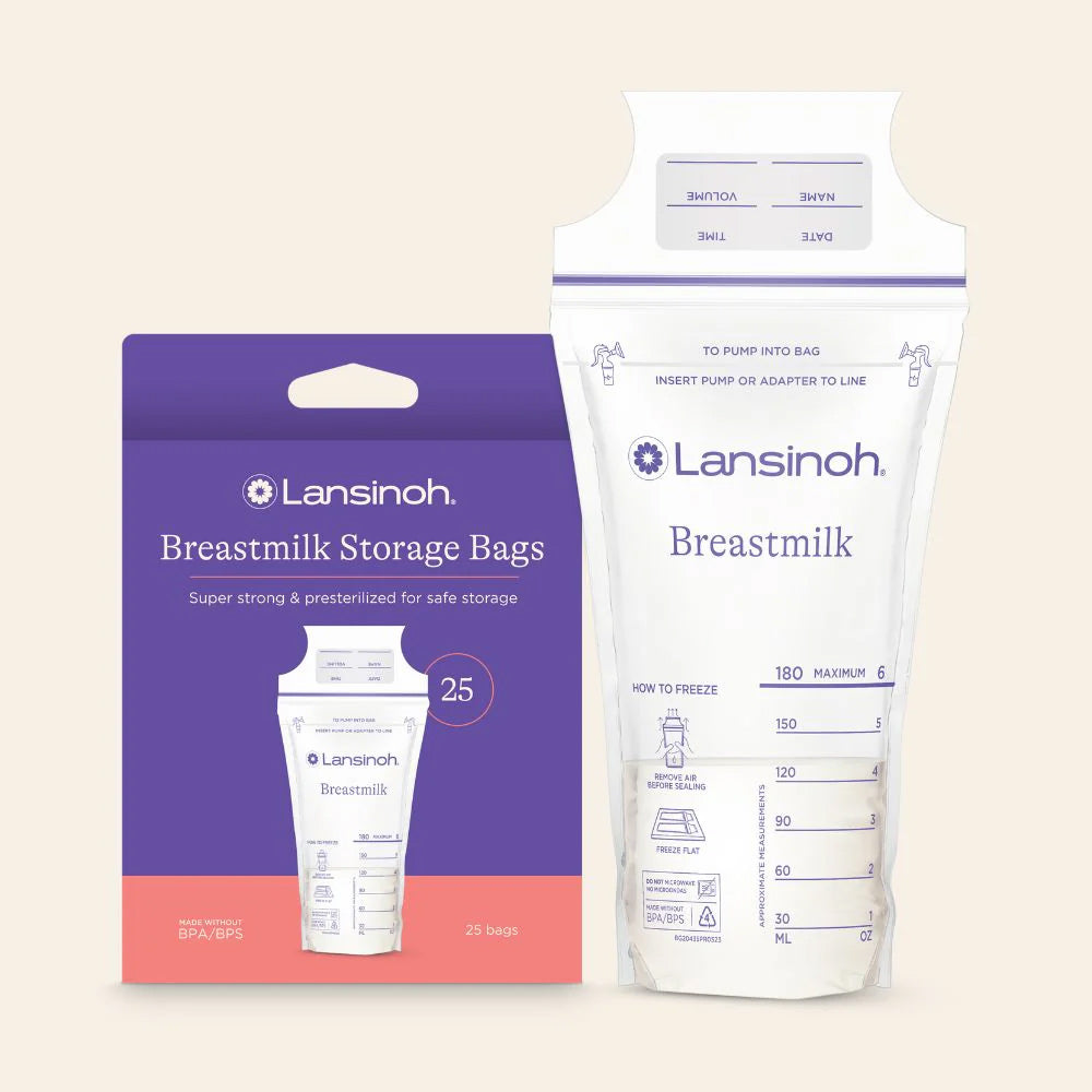 Bolsas de Almacenamiento de Leche Materna 180ml x25