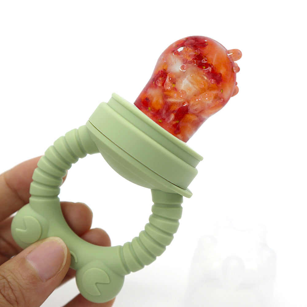 Chupete para fruta con carita de sapo
