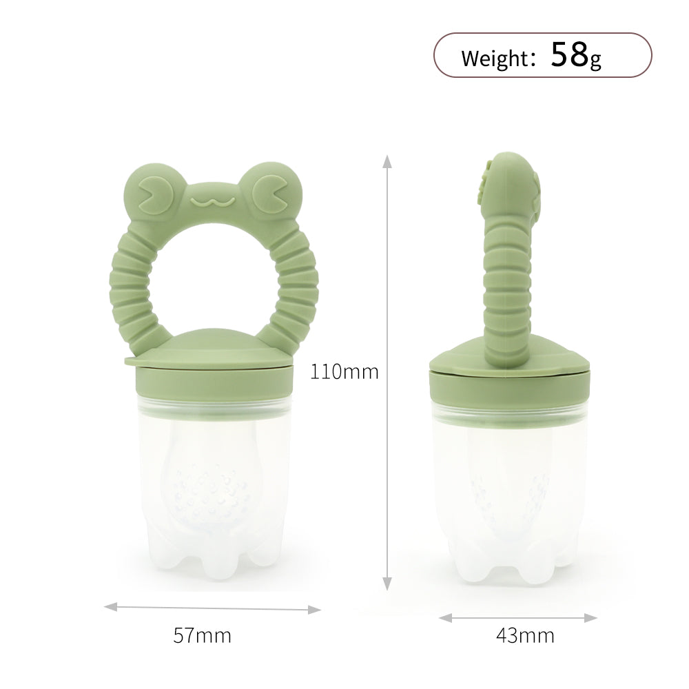 Chupete para fruta con carita de sapo