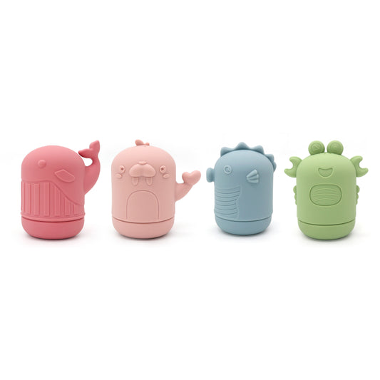 Set Juguetes para el Baño de Silicona