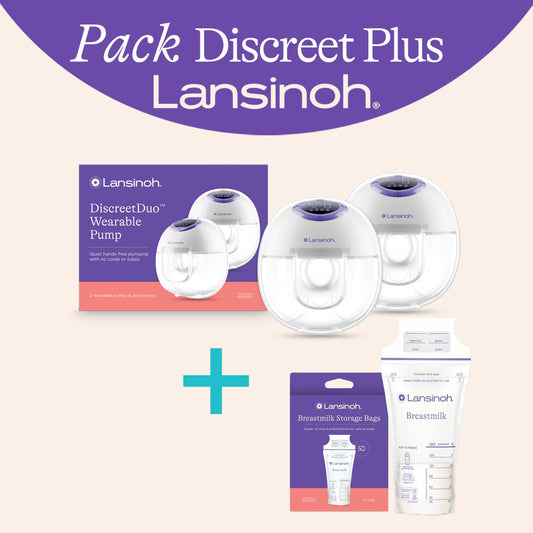 Pack Discreet Plus (Sacaleche manos libres + Bolsitas x 50u)