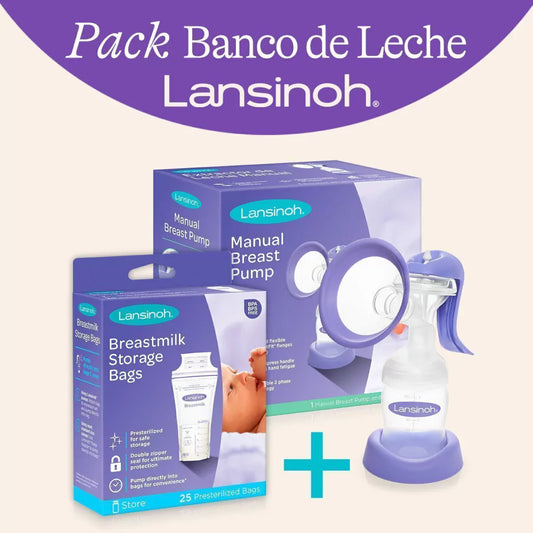 Pack Banco de Leche (Sacaleche Manual + Bolsitas x 25)