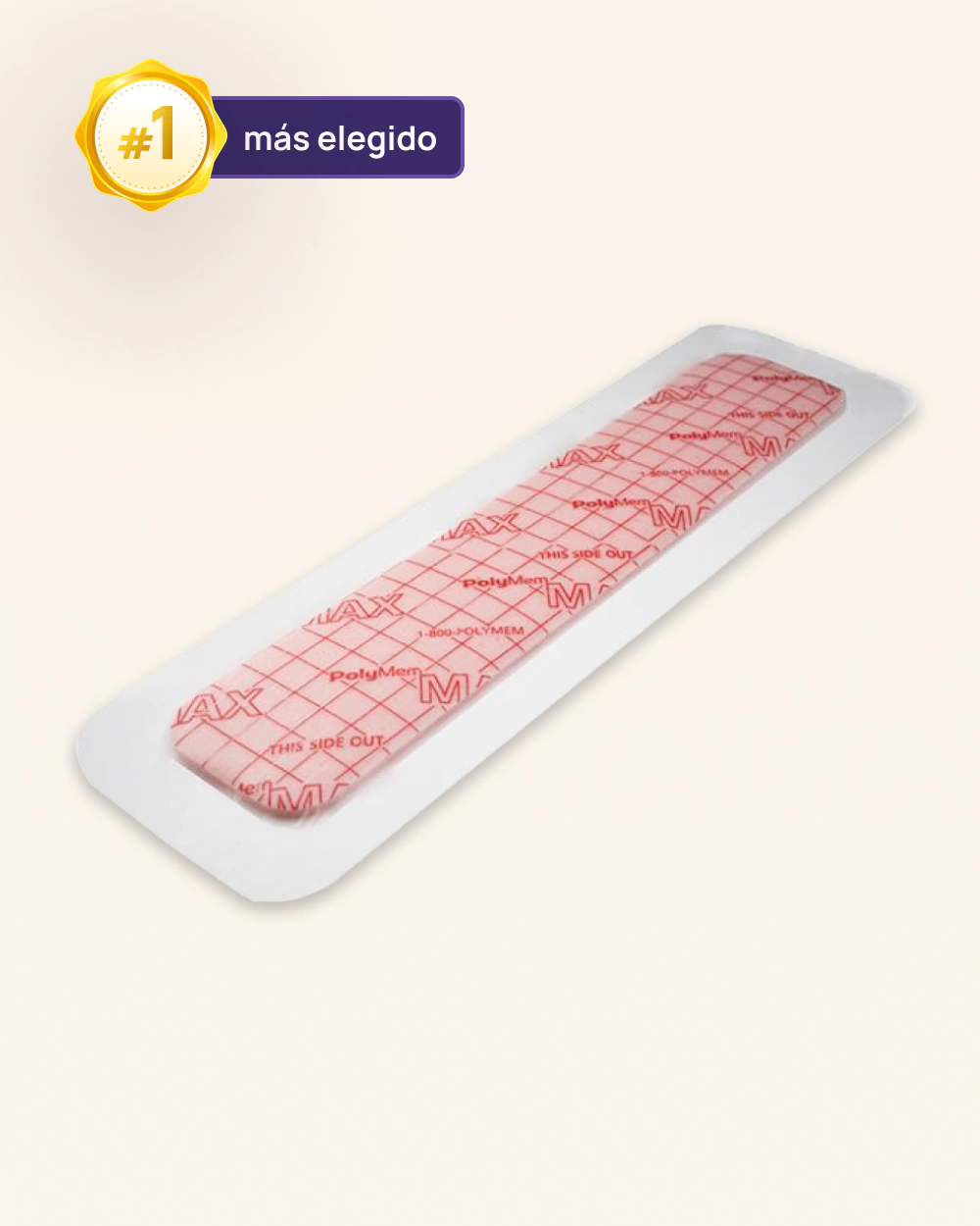 Polymem Max Pad para Cesárea con Film Adhesivo